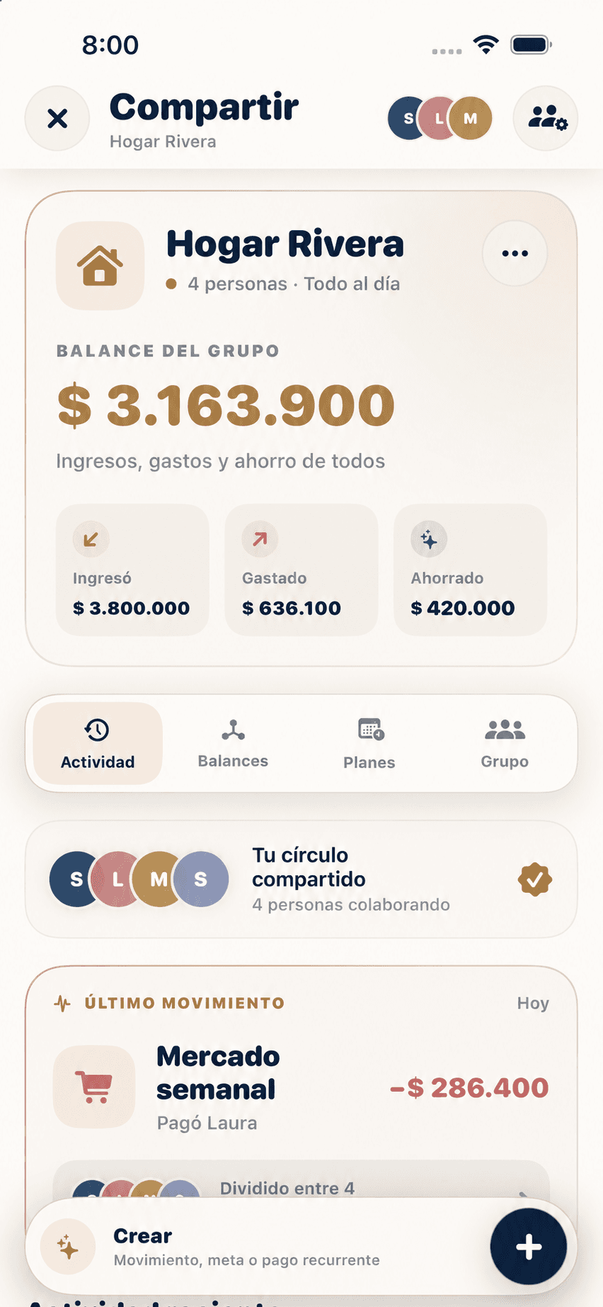 Compartir · Astrovian