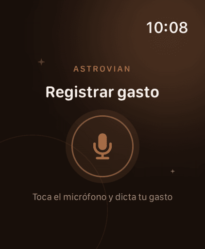 Astrovian ejecutándose de forma nativa en Apple Watch Ultra